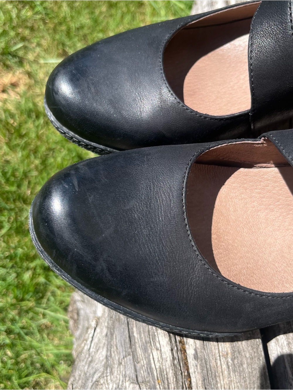 Dansko Lanie Black Burnished Nubuck wedge heels 6907109700 size 40 EU 9/9.5 US - Picture 5 of 17